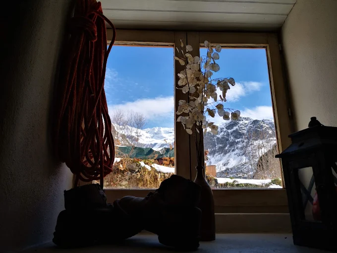 Auberge en hiver